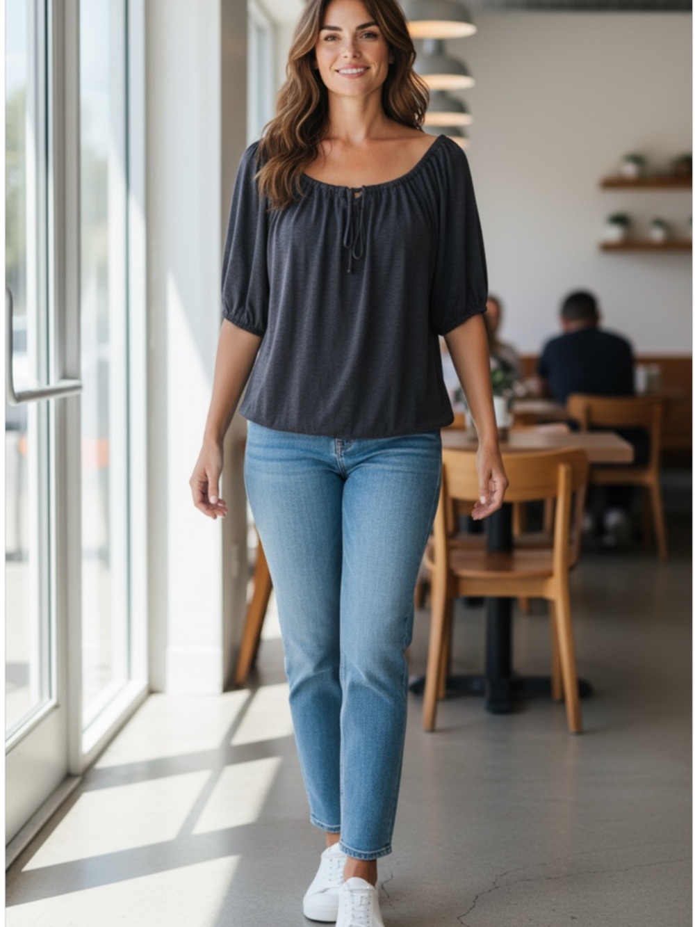 LOFT Linen Top sz Small NWOT